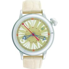 Gio Monaco Women's 392-A 101 THS Automatic Ivory Alligator Leathe ...