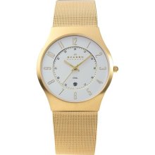 Gold Tone Mesh Watch