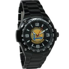 Golden State Warrior wrist watch : Golden State Warriors Stainless Steel Warrior Watch - Black