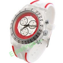 Good Jewelry Rubber Strap Women's Sports Watch Rim