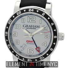 Graham Silverstone Time Zone Stainless Steel Silver Dial 42mm 2tzas.s01a