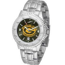 Grambling State Tigers Competitor AnoChrome Men's Watch with Steel Band