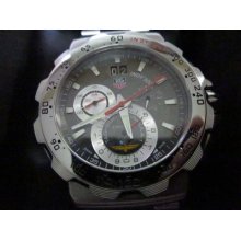 Great Condition Tag Heuer Indy 500 Chronograph Men's S/s Quartz 40mm Box & Paper