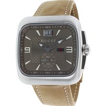 Gucci Watches Men's Brown Dial Brown Leather brown leather/brown dial