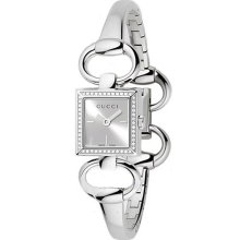 Gucci Women's Tornabuoni Silver Dial Watch ya120506