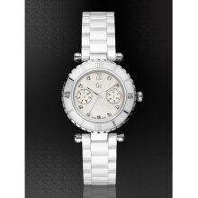 GUESS GC DIVER CHIC Diamond Dial White Ceramic