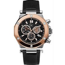 GUESS Gc Swiss Chronograph Rose-Gold Mens Watch G72005G2