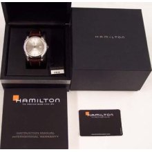 Hamilton Watch Swiss Jazzmaster Viewmatic Automatic Leather H32715551