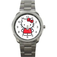 Hello Kitty Sport Metal Watch IwB603 - Gray - Metal - cartoon