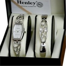 Henley Ladies Rennie Mackintosh Inspirations Watch & Bracelet Gift Set Rmb3.1