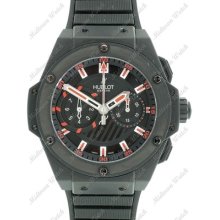 Hublot Black Magic King Power 715.ci.1123.rx Black Ceramic Men's Watch $30,400