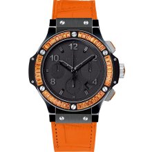 Hublot Unisex Big Bang Black Magic Orange Dial Watch 341.C0.1110.LR.1906