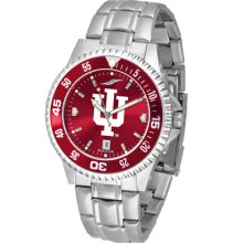 Indiana Hoosiers Competitor AnoChrome Steel Band Watch