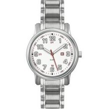 Inspiron Selco Geneve Ladies` Stainless Steel Watch With Bracelet