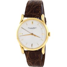 International Watch Co. Schaffhausen 18k Yellow Gold Winder Mens Watch