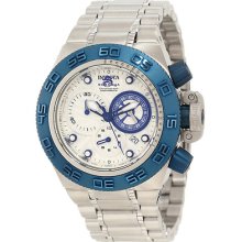 Invicta 10149 Men's Subaqua Noma 4 Stainless Steel Band Silver Dial Watch