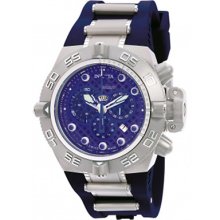 Invicta 1389 Men's Subaqua Noma 3 Polyurethane Band Blue Dial Watch