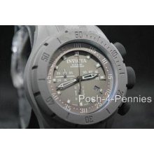 Invicta Mens Coalition Forces Quartz Chronograph Grey Rubber Strap Watch 10014