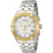 Invicta Men's Pro Diver Elite Silver Textured Dial Chronograph Watch