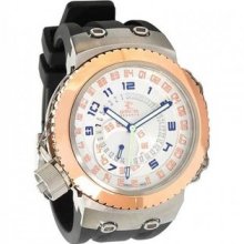 Invicta Reserve Luminous Hand Analog Quartz White Dial Mens Wrist Watch 0235