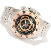 Invicta Reserve Men's Excursion Swiss Made Quartz Chronograph Stainless Steel Bracelet Watch ROSETONE