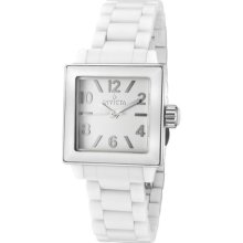 Invicta Womens Ceramics White Dial SS Case White Ceramic INVICTA-1170