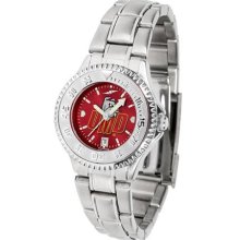 Iowa State Cyclones ISU Womens Steel Anochrome Watch