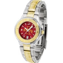 Iowa State Cyclones ISU Womens Two-Tone Anochrome Watch