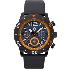 IZOD Journey Black - Orange Sports Chronograph Wrist Watch