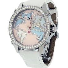 Jacob & Co JC-M125 Five Time Zone Continents Diamond Dial Unisex Watch