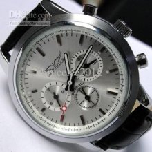 Jaragar Leather Brand Original Watches Men Mechanical Stainless Dive