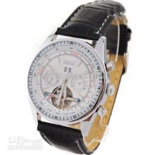 Jaragar Luxury Men Mechanical Tourbillion Automatic Dive Mens Leathe