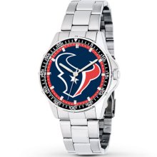 Jared Menâ€™s NFL Watch Houston Texans Stainless Steel- Men's Watches