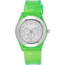 Jelly Strap Watch Lime Green - One Size