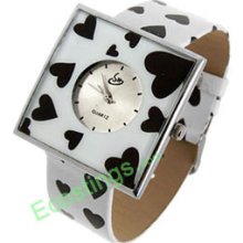 Jewelry Hearts Band Quartz Watch