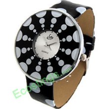 Jewelry Polka Dot Band Quartz Watch