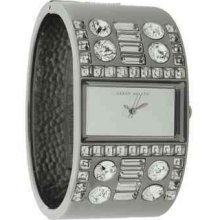 Karen Millen Ladies' Stone Set Steel Strap K113 Watch