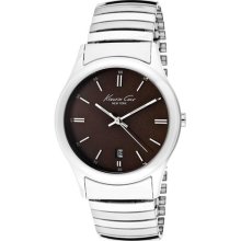 Kenneth Cole Men's Brown Dial Stretch Stainless Steel ...