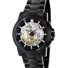 Kenneth Cole New York Round Automatic Bracelet Watch Black