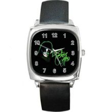 KISS Unisex Silver-Tone Square Metal Watch 04