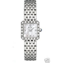 Ladies Bulova Diamond Watch 96r128