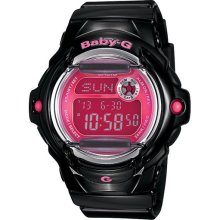 Ladies' Casio Baby-G Digital Gloss Black Watch