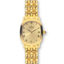 Ladies Charmex Pvd-plated Champagne Dial Swiss 25x29mm Watch Xwa2523