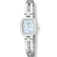 Ladies Citizen Eco Drive Tonneau Stainless Steel Case Bangle Bracelet Watch