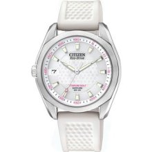 Ladies' Citizen Titanium Golf Strap White Dial Watch