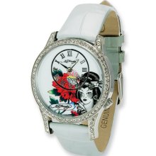 Ladies Ed Hardy Elizabeth White Band Watch