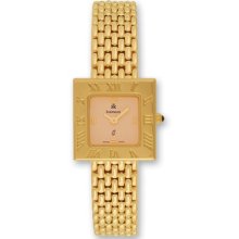 Ladies Kremena Gold-plated Biege Dial Swiss Quartz Watch