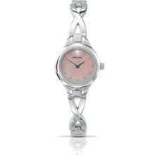 Ladies Sekonda Semi Bangle Bracelet Watch 4460 Pink