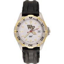 Ladies Wake Forest University All-Star Leather Band ring Watch ...