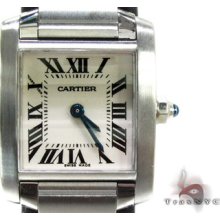 Ladies Women Cartier Watch Pre-owned Tank Francaise W51008q3